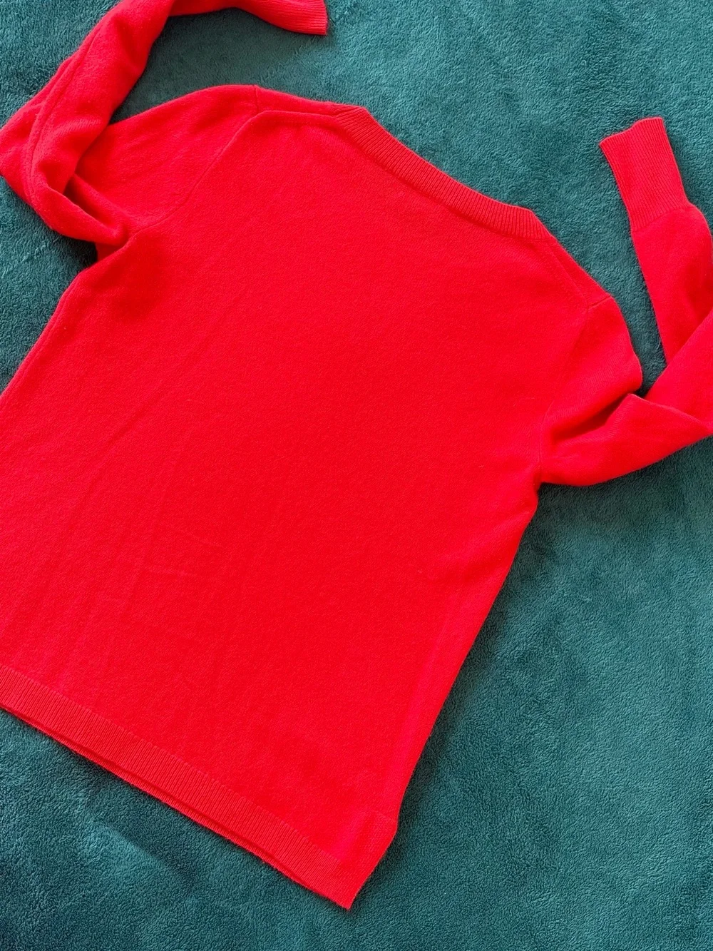 J. Crew Women's Bright Red Cashmere Sweater